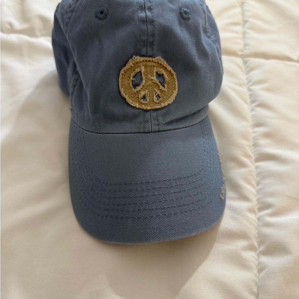 Kids Life Is Good Blue Cap with Logo